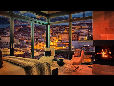 Lisbon Jazz Cozy Modern Apartment with Fireplace Portugal Positive and Relaxing Jazz