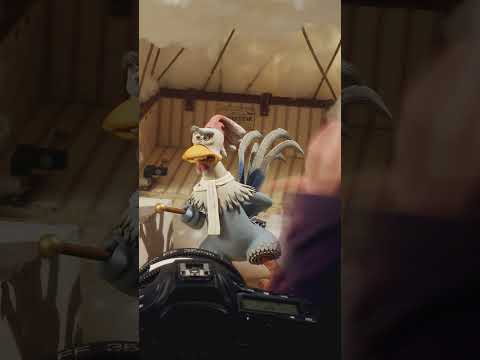 Timelapse of Animating Fowler 🐔 Making Of Chicken Run: Dawn of the Nugget #BehindTheScenes #shorts