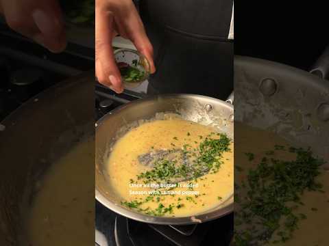 I made a Sauce using Butter! 😮 | French Lemon Beurre Blanc Recipe