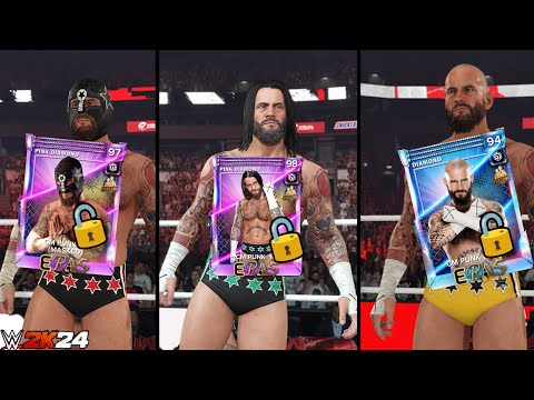 WWE 2K24: How To Unlock The CM Punk Retro Persona Cards