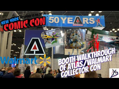 NYCC 2024 Atlas Seaboard Walmart Collector Con Booth Walkthrough!