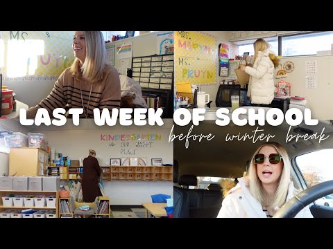 A WEEK IN MY LIFE: last week of school, grades are due, christmas activities, field trips + more!