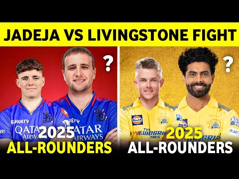 WHO Will Dominate IPL 2025 CSK VS RCB All-Rounders Face-Off ?||