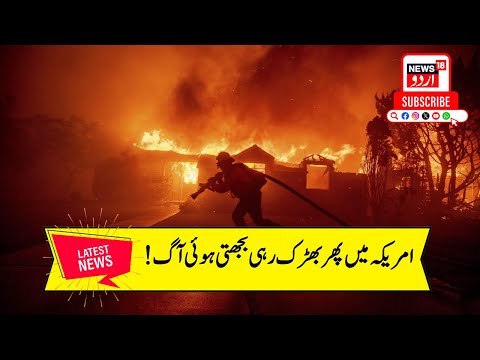 California Fire News:अमेरिका में फिर भड़क रही है बुझती हुई आग | Los Angeles Fire | Donald Trump