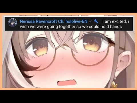 Nerissa opens Mumei's stream and tries to rizz her, but...