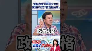 黃珊珊立大功？質疑政治獻金疑雲有貓膩　董智森驚爆柯文哲「被洗腦故事」《庶民大頭家》20240814 #shorts #董智森 #柯文哲 #黃珊珊 #假帳 #帳目 #帳務@庶民大頭家