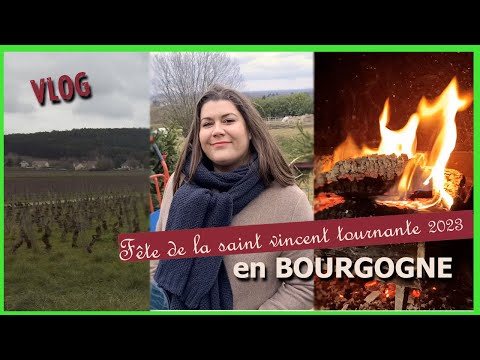 VLOG FETE DE LA SAINT VINCENT TOURNANTE 2023 ET COSY TIME EN BOURGOGNE