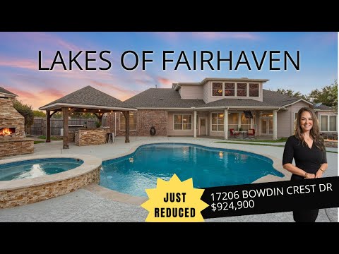 Lakes of Fairhaven | 17206 Bowdin Crest Dr | Cypress Home for Sale | JUST REDUCED