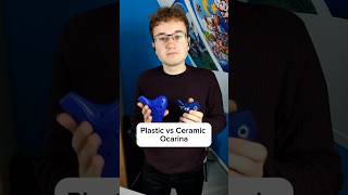 Plastic vs. Ceramic Ocarina 🎵 #ocarina #comparison #zelda