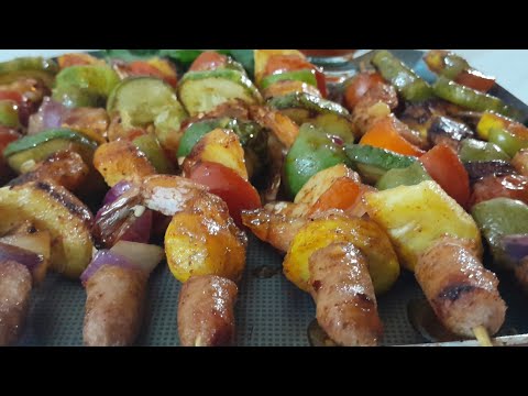 A taste you will never forget | The Ultimate Sweet & Spicy Tropical Kebab |How to make kebab at home