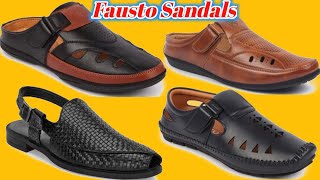 FAUSTO SANDALS FAUSTO LEATHER SANDALS FOR MEN