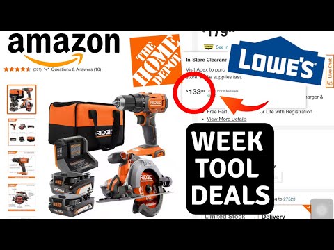 Great Tool Deals This Week! Amazon, Lowe’s, Home Depot