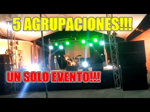 EVENTO CON MUCHO FRIO TRABAJAMOS PARA 5 AGRUPACIONES