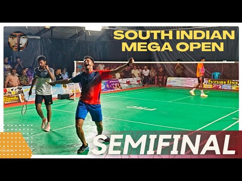 GANESH/VIMAL VS MANJUSH/ROGIN:SOUTH INDIAN MEGA OPEN BADMINTON TOURNAMENT FINAL