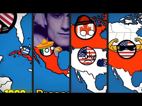 North American Countries' History | PART 1 | Countryballs Animation Edit