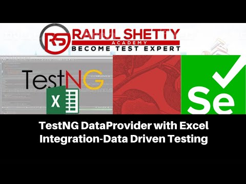 TestNg DataProvider and Excel Integration for Data Driven Testing - Selenium