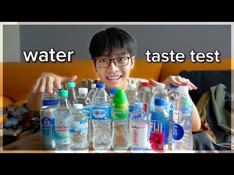 i tried every water brand in Singapore and rated them