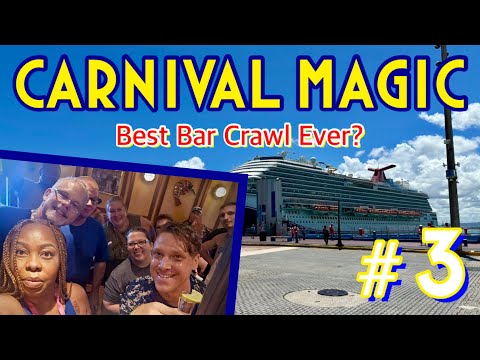 Carnival Magic: Bar crawl & more sea day fun! | PART 3, September 2024