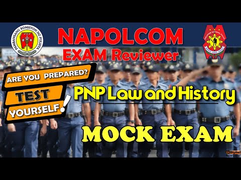 NAPOLCOM Exam Reviewer - PNP Law and History | Mock Exam #napolcomreviewer