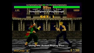 Virtua Fighter 2 Playthrough using the Sega Saturns Action Replay Plus :D #SegaSaturn #Sega #Gaming