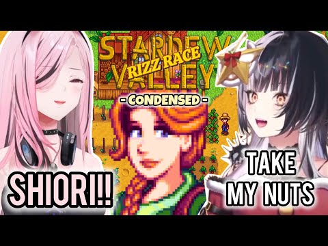 Calli and Shiori RIZZ RACE Turned Into A Complicated Love Triangle | Stardew Valley [CONDENSED]