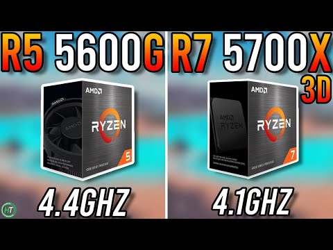 Ryzen 5 5600G vs Ryzen 7 5700X3D - Tested in 2024