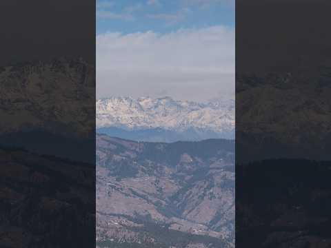 Himalaya View 😍 #himalaya #shimla #trending #mountains #viralvideo #journeywithraghav #snow #snowfal