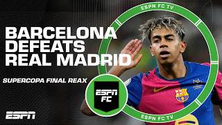 Supercopa Final reaction 🗣️ Barcelona DESERVED TO WIN, Real Madrid LACKS LEADERSHIP & more | ESPN FC