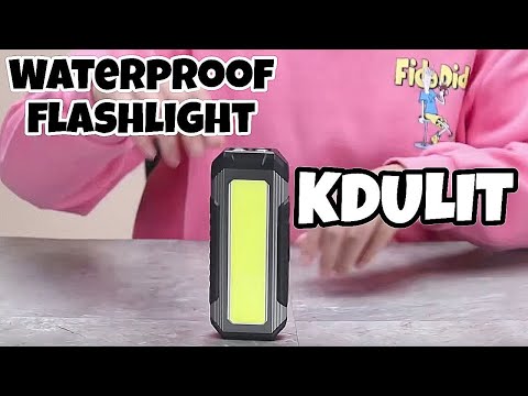 KDULIT Waterproof Flashlight 4000mAh