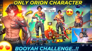 HAPPY NEW YEAR GUYS (2025❤️) Orion Character తో  Booyah Challenge..?? - Free Fire Telugu - MBG ARMY