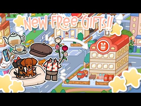 🤩 ALL NEW FREE GIFTS OUT NOW!! free new bop city gifts update // toca boca world all new update!! 💗