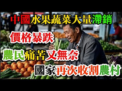 年都過完了國內蔬果大量滯銷，價格再低都沒人買，農民痛哭又無奈，國家開始收割農村，老百姓太慘了