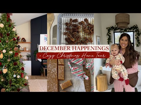 DECEMBER HAPPENINGS | Cozy Night Christmas Home Tour!