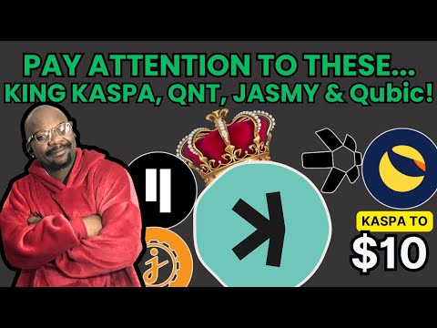 PAY ATTENTION TO THESE... KING KASPA, QNT, JASMY AND QUBIC!!  #kas #jas #qnt #qubic