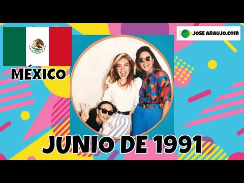 🎶✨Los ÉXITOS de MÉXICO 🇲🇽 en Junio de 1991 ✨🎶