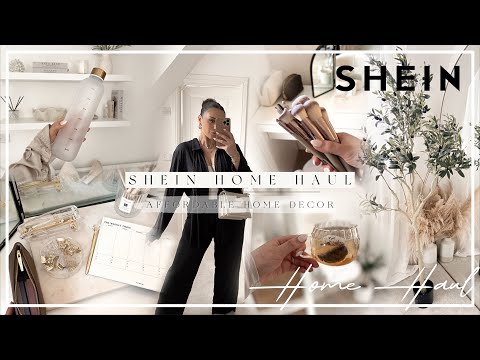 SHEIN HOME HAUL | AFFORDABLE HOME DECOR | KITCHEN, ORGANISATION & STATIONARY!