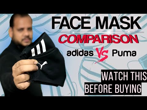 Face mask comparison adidas vs puma | adidas vs puma face mask battle | IN HINDI Best face mask 2022