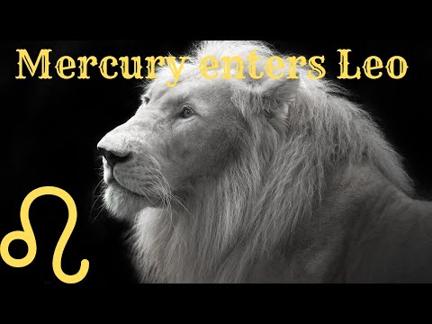 Mercury enters Leo #2024