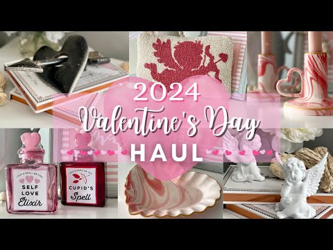 VALENTINES Day 2024 Haul 💗 NEW Must See Valentine's Day Decor | TARGET Valentines Day | AMAZON Finds