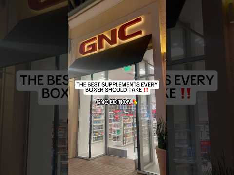 They don’t want you to know about these secret supps in GNC. 😳 #boxinglife #boxing #supplements