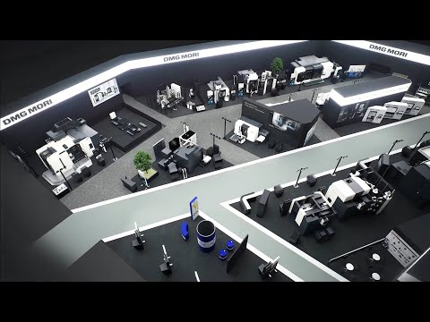 DMG MORI booth layout at JIMTOF2024