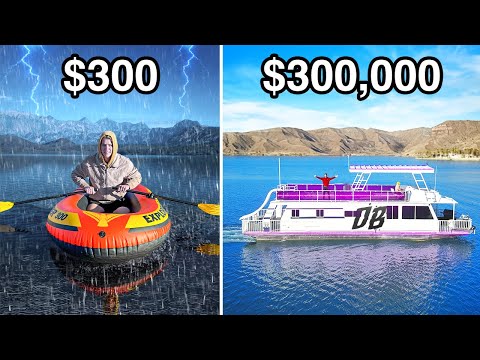 Testing $300 vs $300,000 Lake Survival Gear!