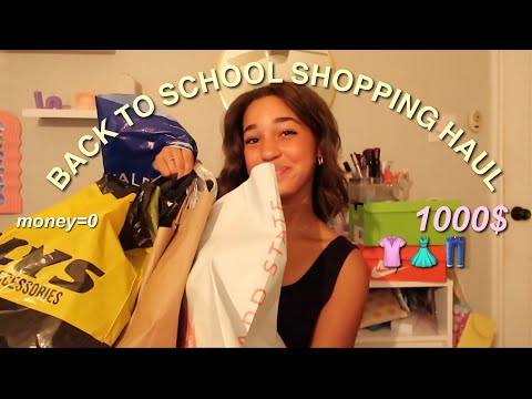 1000$ BACK TO SCHOOL SHOPPING HAUL