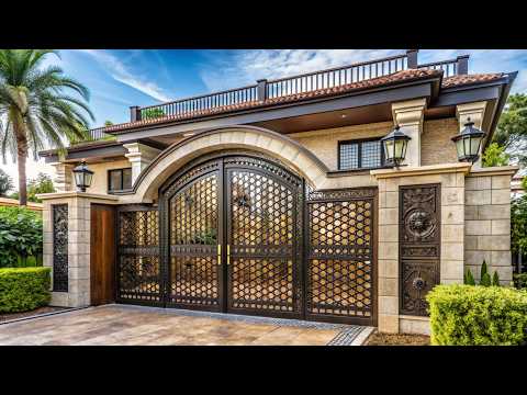 100 MOST Beautiful Gate Designs You've Ever Seen | Masterpieces in Metal and Wood