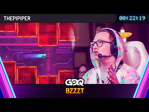 BZZZT by ThePiPiper in 22:19 - Awesome Games Done Quick 2025