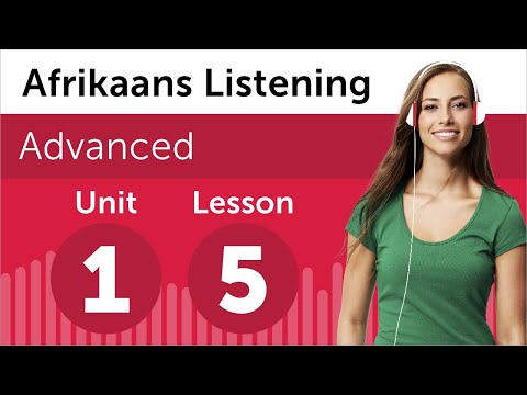 Learn Afrikaans | Listening Practice - Preparing For a Afrikaans Business Meeting