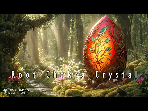 Root Chakra Crystal - Release Fear & Strengthen Your Connection To Earth - Inner Balance Meditati...