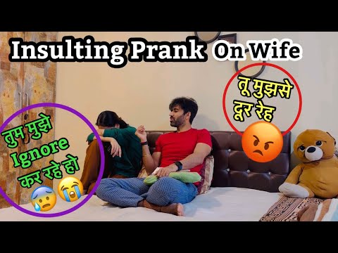 Insulting Prank  On Wife😝😛|| Prank Gone Very Funny 🤣😜|| #jatinsheetalprank #prankonwife #prank