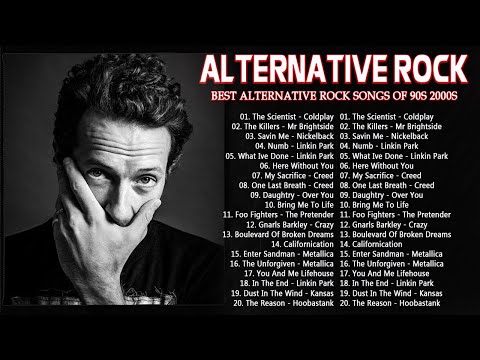 Metallica, Linkin Park, GreenDay, Nickelback - All Time Favorite Alternative Rock Songs 80s 90s