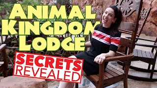 [Secrets Revealed] Animal Kingdom Lodge Walt Disney World | LOOK AT ALL THE ANIMALS